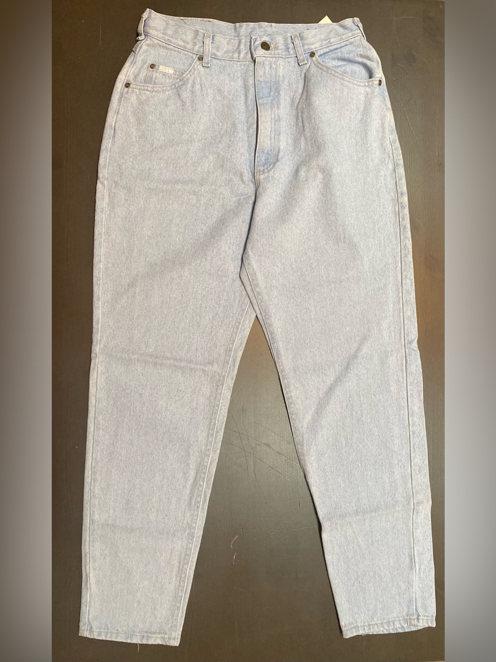 Vintage Lee Relaxed Fit Tapered Leg High Waisted Mom Jeans 14 Medium NWT